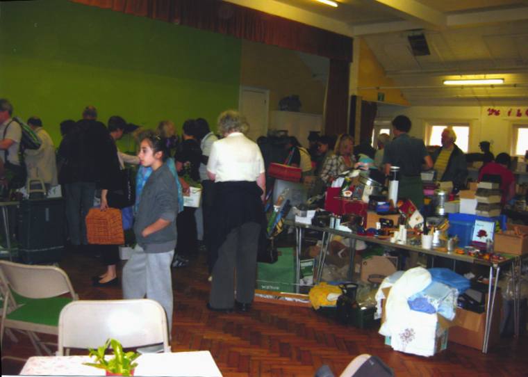 bric-a-brac stall